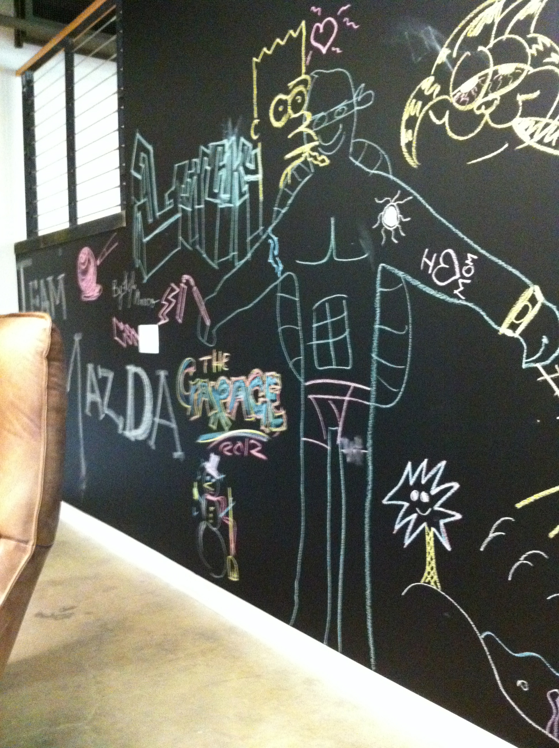 The Chalk Wall @ The Garage