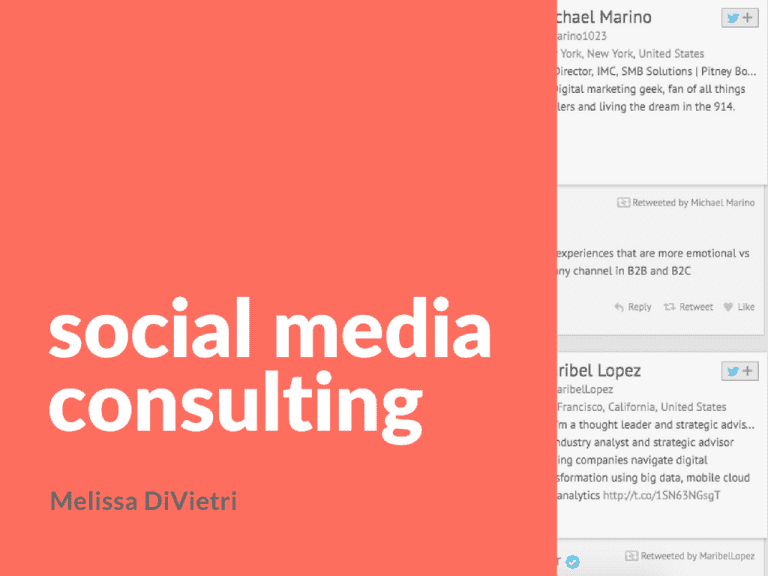 social media consulting