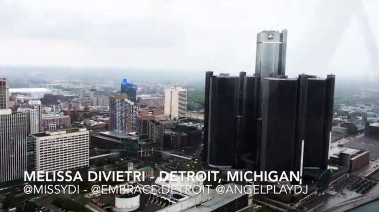 Helicopter Ride in Downtown Detroit