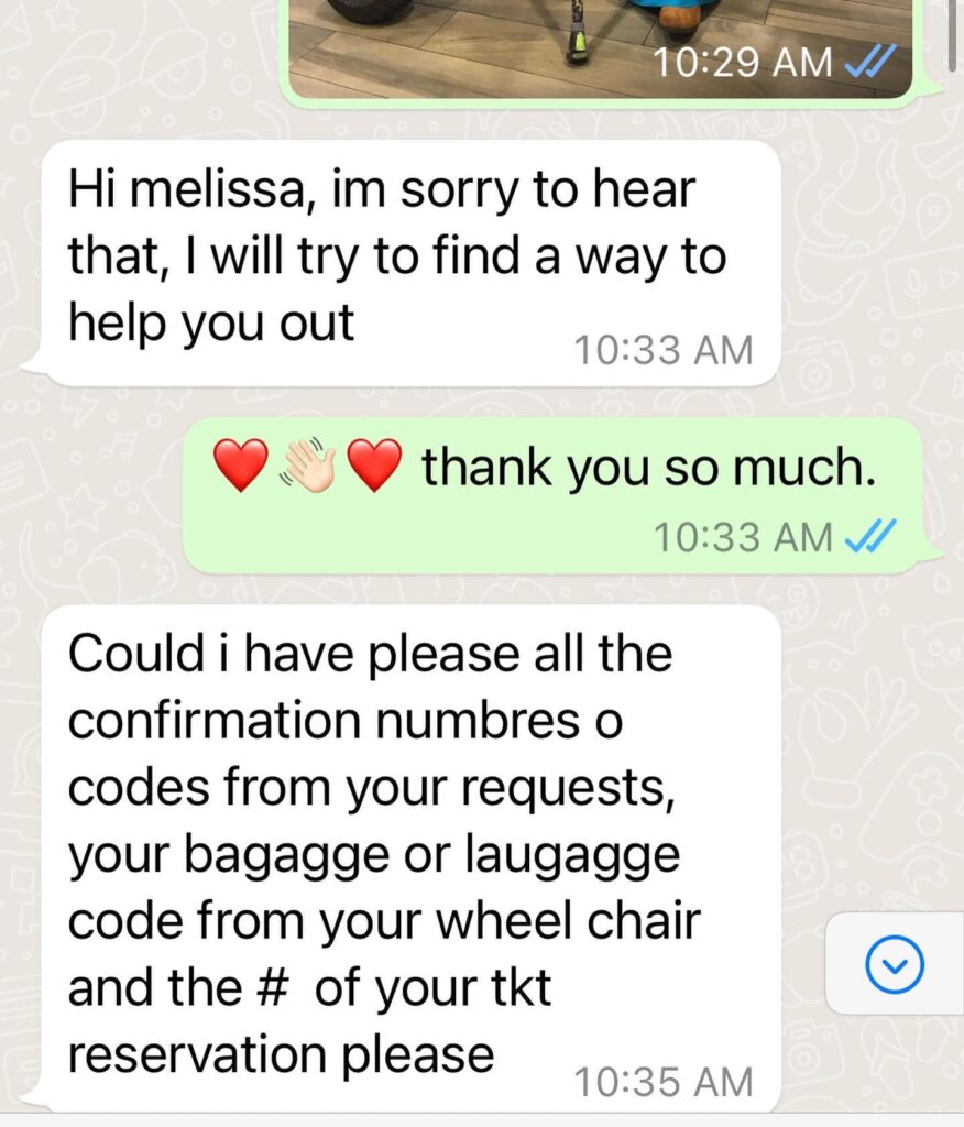 disability scooter problem airline