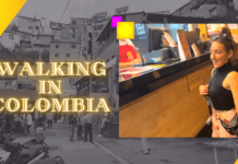 walking in colombia