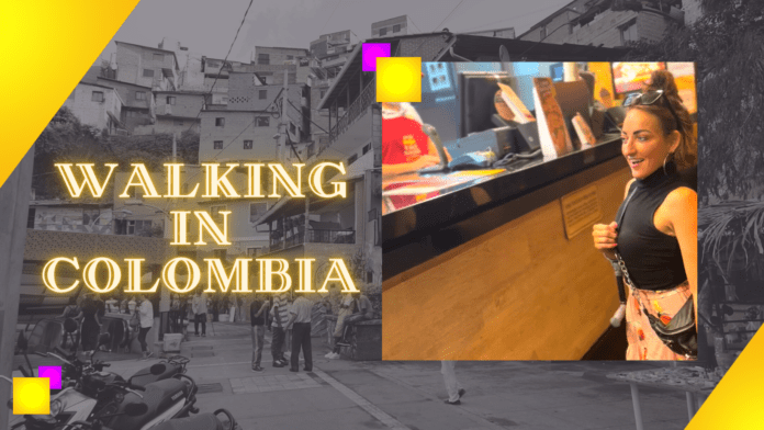 walking in colombia