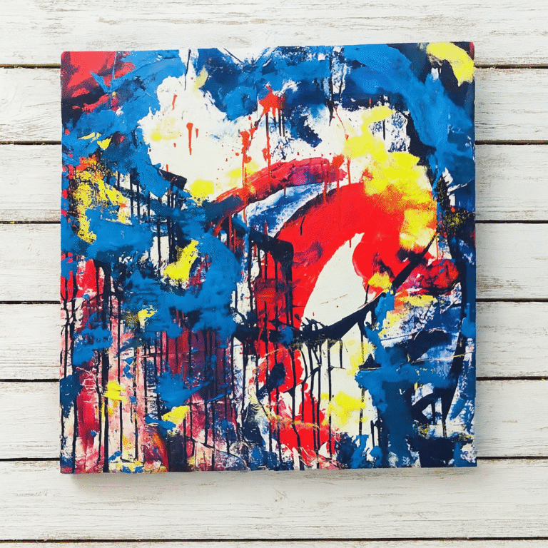 canvas wrap abstract artist