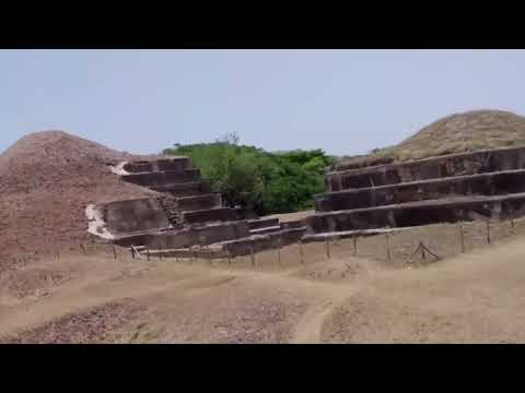 Flying Drone at San Andres – Mayan Ruins