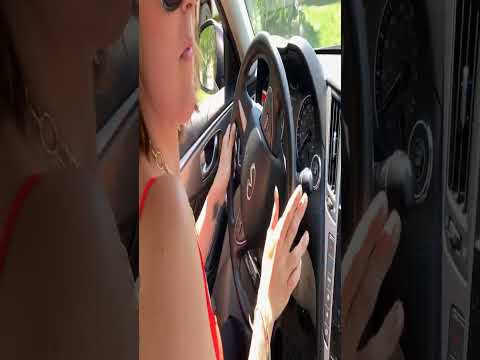 Behind the Wheel of My Mustang Using Hand Controls 💪 – Empowering Moments as a Differently Abled