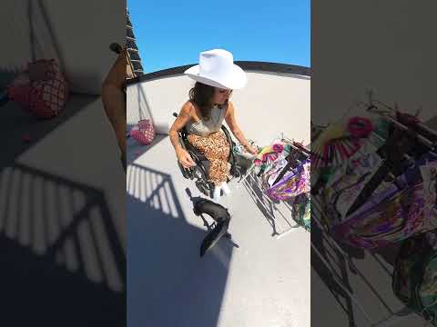 Differently Abled Artist Using a Wheelchair to Explore & Create 🌍 #RollingCanvas