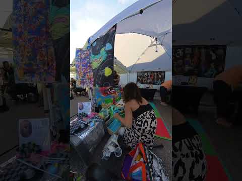 Vending as a Disabled Artist 🎨 Real-Life Experience From Abstract Artist on the Move #ArtistLifeLive