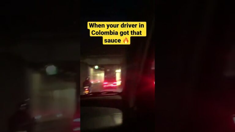 When your driver in Colombia got the sexy jams 💦