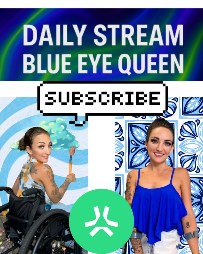GM 🌞 Daily stream with Blue Eye Queen! Subscribe to my channel on Abstract Chain. 👋✨ 🔗https://portal.abs.xyz/stream/blueeyequeen