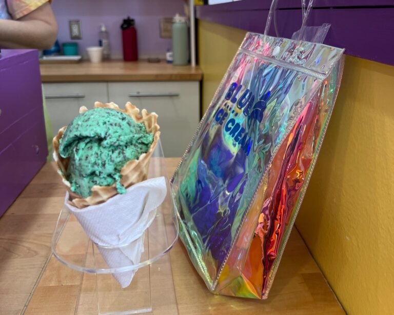 Art, style, & sparkle in one bag. 🌼✨ My gift bags come with a halo crown, holographic sticker, & fanny pack—ready to make your day brighter.⠀ ⠀ 🔗 www.melissadivietri.com/shop #CreativeStyle