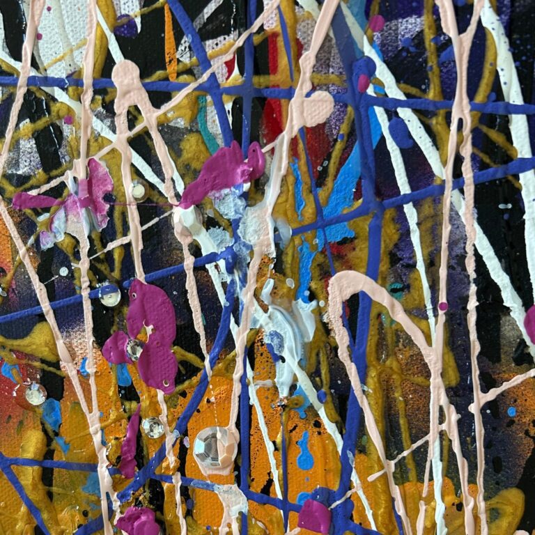 135. This Energy Is Mine I used to give it away. Now I guard it. Share it with who and what pours back. My energy is sacred. 🔋 Start Collecting: 🔗 www.melissadivietri.com/abstract-art-canvas-wrap-prints/ #SheMeansBusiness