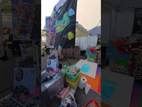 Street Artist in Florida Festival 🌴 Uniquely Abled Creator Shares Bold Energy & Art in the Sunshine