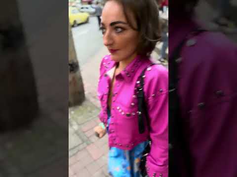 Climbing Stairs in Marinilla 💪 Disabled Woman Faces Every Step With Power and Grace #MobilityMatters