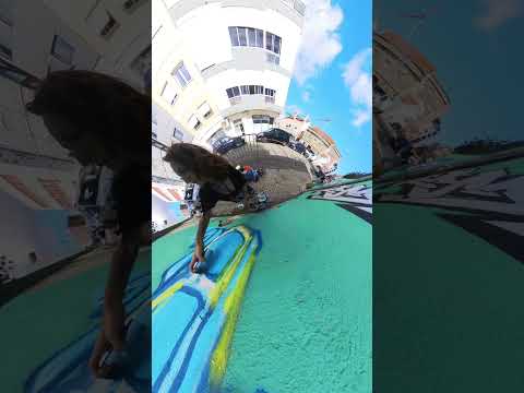 Accessible Art Flow in Lisbon 🛵 Watch a Disabled Woman Transform City Walls With Color