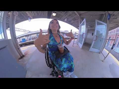 NYC Bound Disabled Woman Boards Train to Embrace Adventure and Empowerment 🎒 #AccessForAll