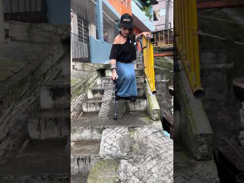 Walking Tall in Medellín—Confidence and Strength in Every Step 🏙️ #PowerfulSteps