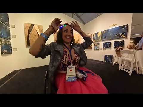 VIP Preview at Hamptons Fine Art Fair 2025 🎨 Uniquely Abled Creator Gets First Look #ArtFairVIP