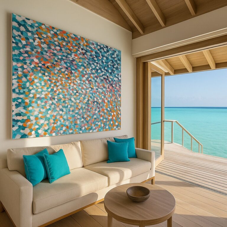 Love doesn’t always speak—it sings in color, texture, and tone. Language of Love speaks your heart’s quiet truth. ❤️⠀ 🔗 https://shop.melissadivietri.com/products/language-of-love-abstract-painting-handmade-art #newart missydi