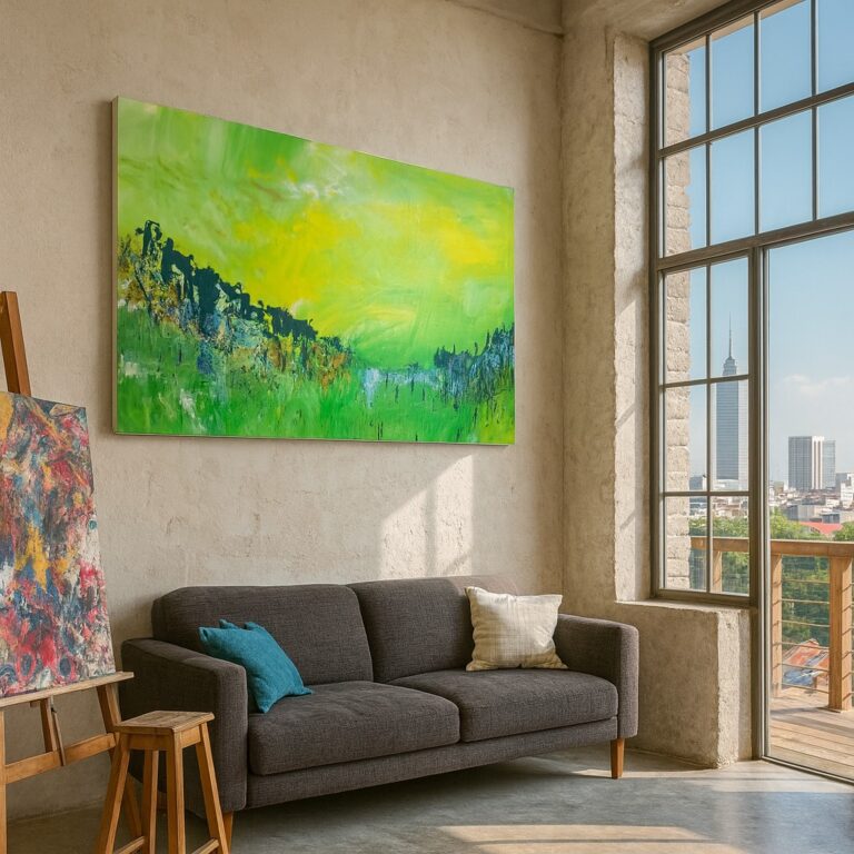 What feels immovable can still be shifted—Moving Mountains is a handmade canvas of strength, grit, and faith, painted as a horizon of persistence. 🏔️⠀ ⠀ 🔗 www.shop.melissadivietri.com/products/moving-mountains-abstract-painting-handmade-art #newart @missydi