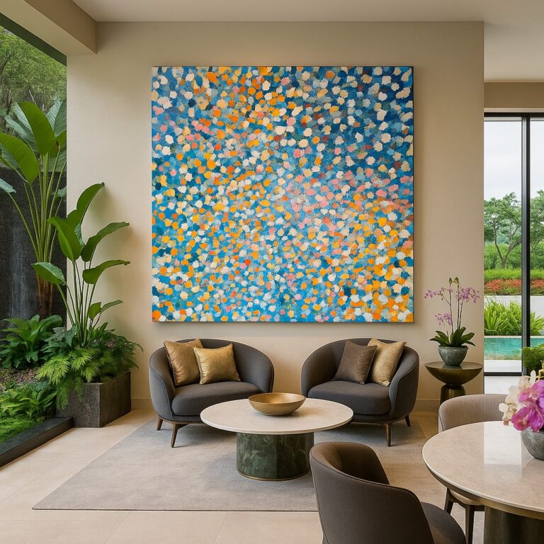 Every gentle hue holds unspoken devotion—Language of Love is where feelings find form beyond language. 🕊️⠀ 🔗 www.shop.melissadivietri.com/products/language-of-love-abstract-painting-handmade-art #IntentionalArt @missydi ⠀