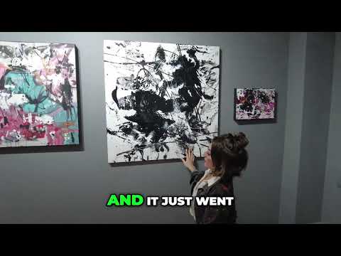 Inspiring Disabled Artist Shares Her Unique Abstract Creations #DisabledArt