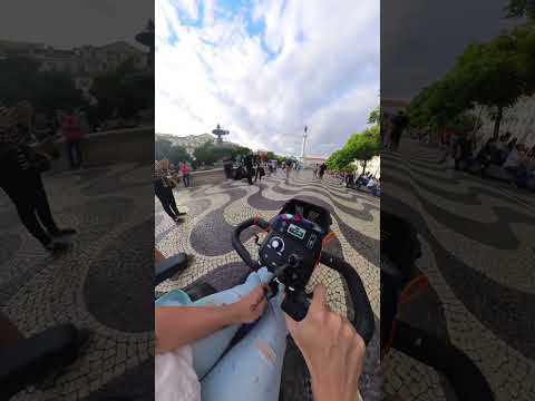 Scooting Through Lisbon’s Colorful Corners 🎨 Disabled Woman’s Bold Art-Fueled Journey