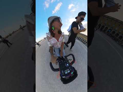Rolling Through Lisbon’s Iconic Streets 🇵🇹 Traveling With My Medical Device as an Artist