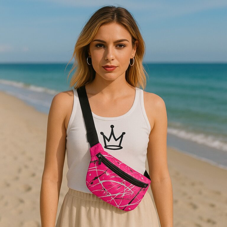 ✨ #FreebieFriday ✨ Art isn’t just on the canvas — it’s wearable too. Comment on this thread with an emoji that paints your mood today 🎨👇 One lucky soul will take home a custom fanny pack tonight. https://shop.melissadivietri.com/products/artsy-fanny-pack