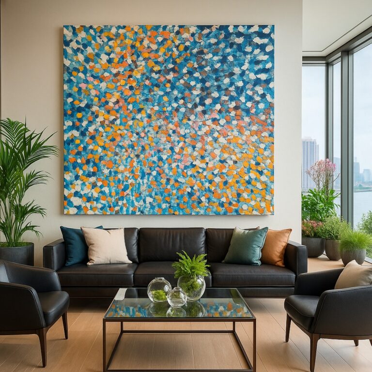 ⠀ When tenderness takes shape, it becomes timeless—this painting is love without translation. Pure presence. ✨⠀ 🔗 www.shop.melissadivietri.com/products/language-of-love-abstract-painting-handmade-art #InspiringArt ⠀ @missydi