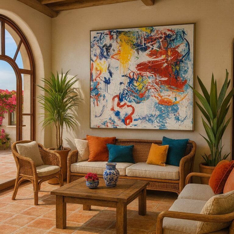 Every brushstroke glows 🌟 Calm Holds Power Abstract Painting is handmade to capture the season’s warmth + freedom in a timeless original. 🔗 #AbstractCollectors https://shop.melissadivietri.com/products/calm-holds-power-abstract-painting-handmade-art @missydi