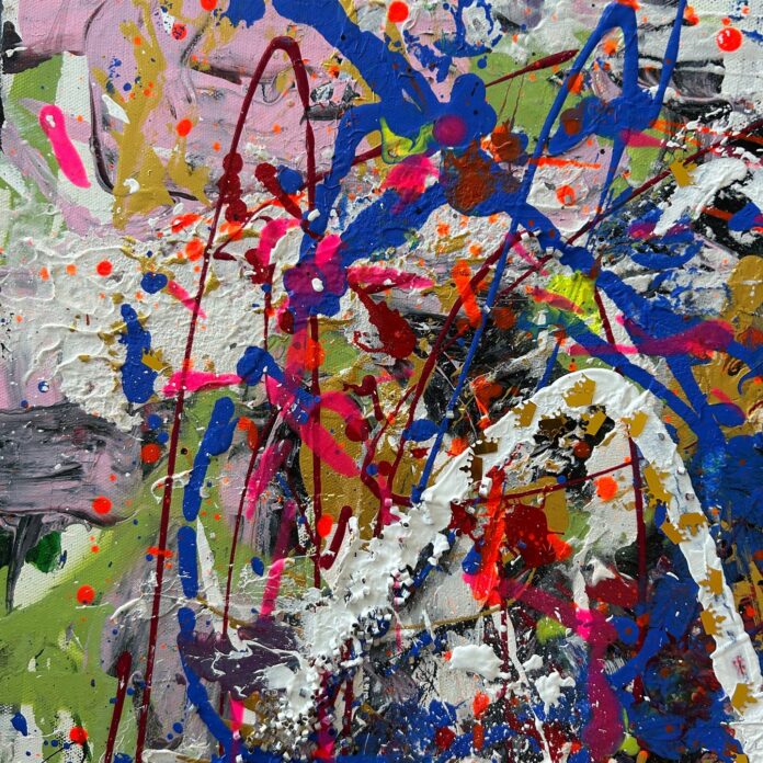 The Horizon Dissolves in Color 🌈⠀ ⠀ I chase horizons the way I chase healing — with faith and a fierce brush.⠀ When color dissolves the horizon, barriers dissolve into freedom.⠀ @einsight.art @missydi #generativeai #abstractart