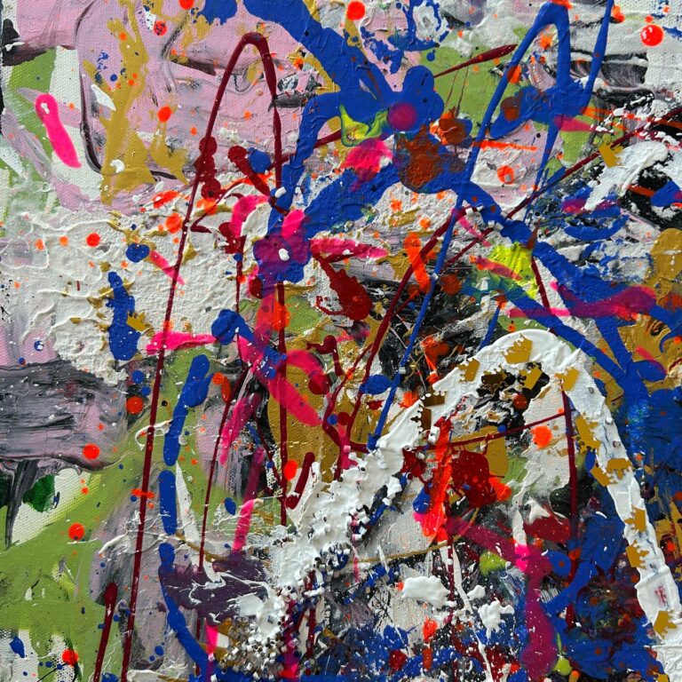 The Horizon Dissolves in Color 🌈⠀ ⠀ I chase horizons the way I chase healing — with faith and a fierce brush.⠀ When color dissolves the horizon, barriers dissolve into freedom.⠀ @einsight.art @missydi #generativeai #abstractart