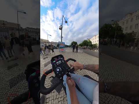 Disabled Woman Scoots Through Lisbon Streets 🇵🇹 Catch This Bold Ride With Big Views