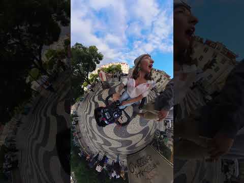 Artist on Wheels in Lisbon’s Old Town 🏛️ Rolling Through Culture, Cobblestone & Creativity