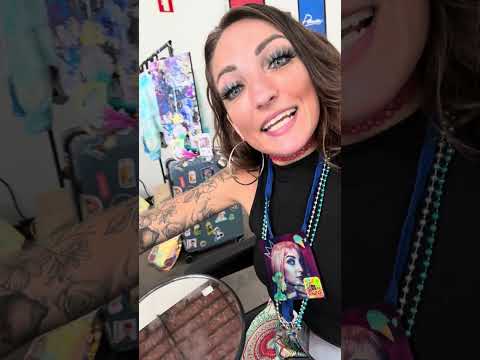 Blule Eye Queen Scoots Through Warehouse in Lisbon on Medical Device #DifferentlyAbledArtist