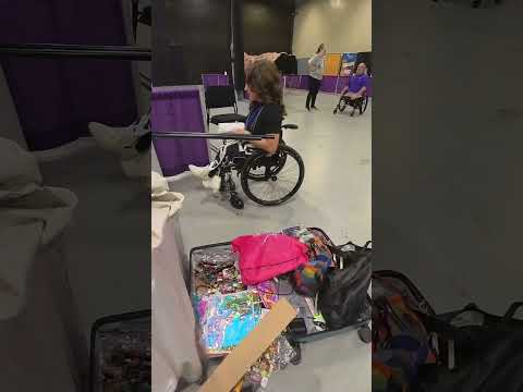 How I Set Up My Booth With Just A Wheelchair And A Vision ♿ #DifferentlyAbled