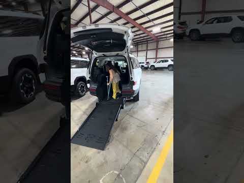 Ultimate Rear Ramp SUV Review For Artists and Busy Lifestyles 🚗🎨 #AdaptiveVehicle #SUVReview