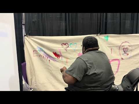 Unpacking My Art Supplies In A Wheelchair At Abilities Expo Was A Challenge Worth Every Minute 🎒