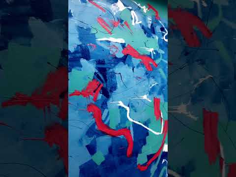 Abstract Mural Magic On A Rooftop With Wheels And Willpower 🛼 #differentlyabled