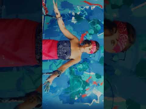 Day In The Life Of Differently Abled Artist Painting Big In Miami 💫 #differentlyabled