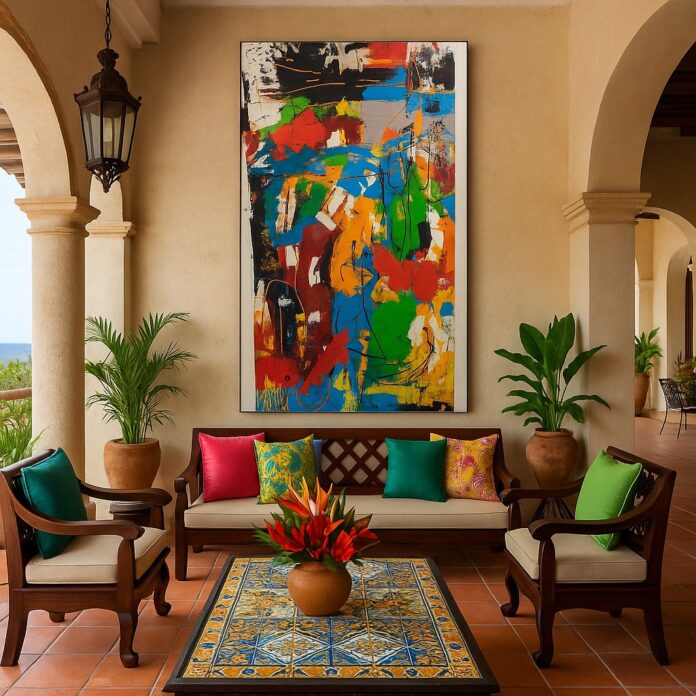 Playful yet powerful—Open Your Imagination is proof that art can shift energy, opening rooms to joy, dialogue, and creativity. 🗝️ 🔗 http://www.shop.melissadivietri.com/products/open-your-imagination-abstract-painting-handmade-art