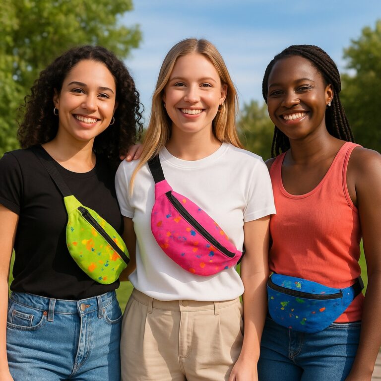 Abstract on canvas. Abstract in life. Drop your most random, artistic emoji 🎨🤯 in this thread and step into today’s #FreebieFriday. Winner gets a custom fanny pack to carry your chaos beautifully. https://shop.melissadivietri.com/products/artsy-fanny-pack