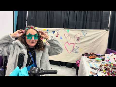Sharing Disability Stories Through Paint At My Booth In Abilities Expo 🎨 #LiveArt