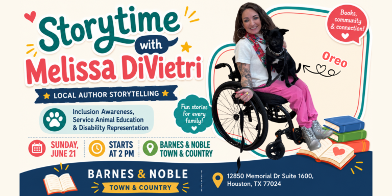 📅 Date: Sunday, June 21 ⏰ Time: Starts at 2:00 PM 🏬 Location: Barnes & Noble Town & Country 📍 Address: 12850 Memorial Dr Suite 1600, Houston, TX 77024