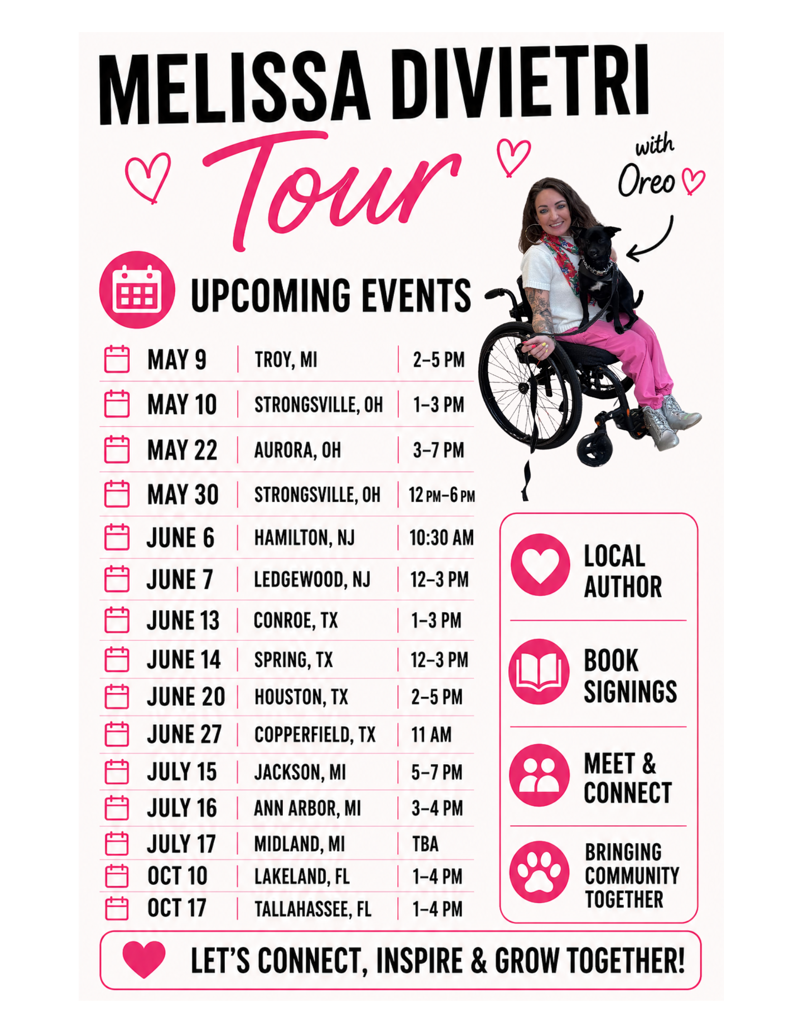 melissa divietri events